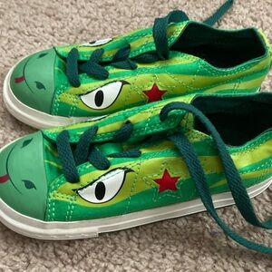 Converse Kids Green Lizard Sneakers